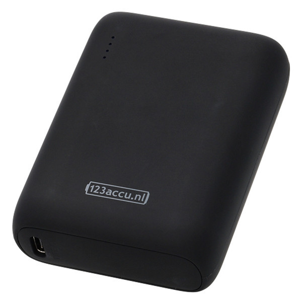 123accu powebank avec charge rapide (20W, 10 000 mAh) - noir ADR00364 - 2