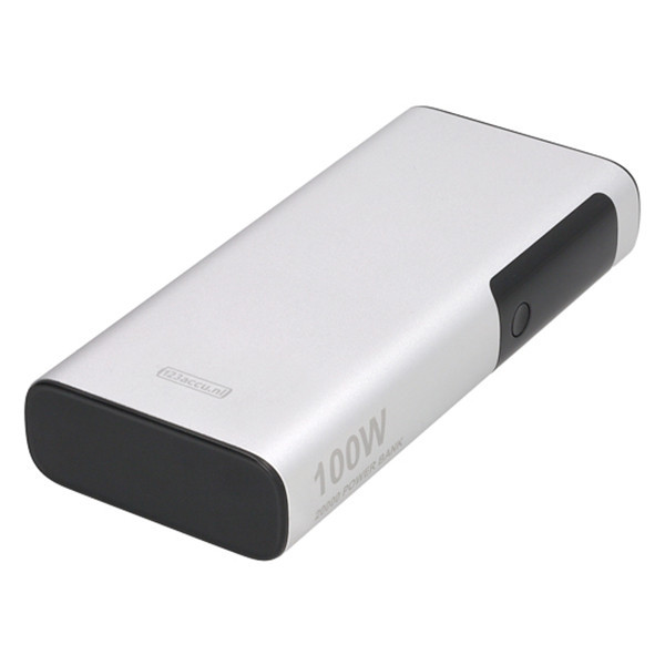123accu powerbank pour ordinateur portable avec charge rapide (100W, 20 000 mAh) - argent ADR00366 - 7
