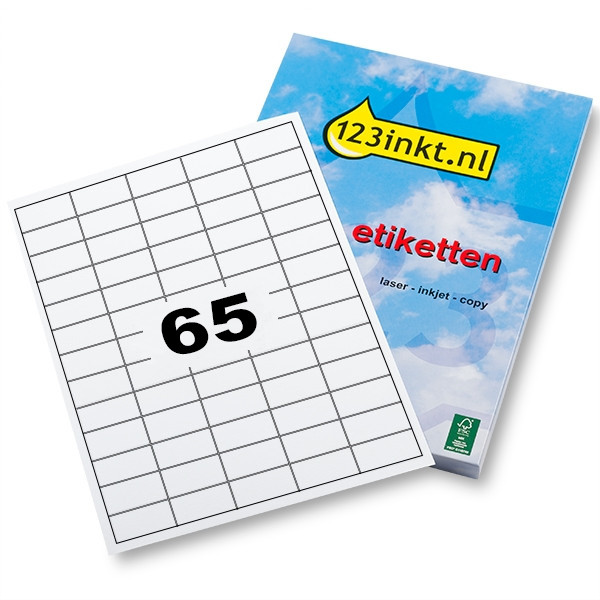 123encre étiquettes | 6500 pièces | 38 x 21,2 mm | label FSC® 060236 - 1