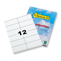 123encre étiquettes 105 x 48 mm (1200 étiquettes) FSC®