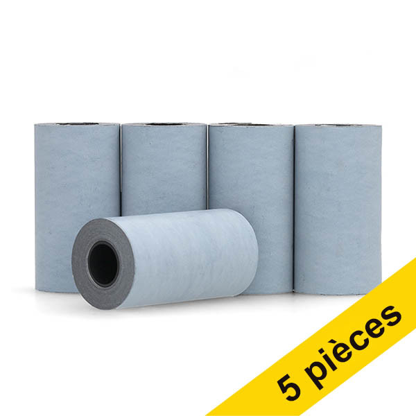 123encre Blue4est rouleau de caisse thermique 57 x 30 x 12 mm 48 g/m² (5 pièces) 303647 - 1