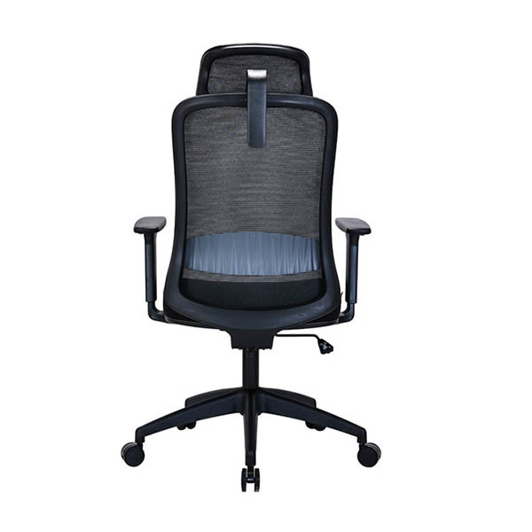 123encre Economic Ecoline chaise de bureau mesh (avec appui-tête) - noir 302695 - 4