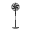 123encre F602 ventilateur sur pied avec télécommande - noir 303402 - 1