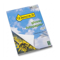 123encre Glossy papier photo brillant 180 g/m² A4 (50 feuilles) 064050