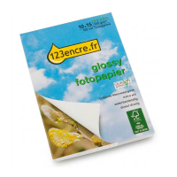 123encre Glossy papier photo brillant 245 g/m² 10 x 15 cm (100 feuilles)