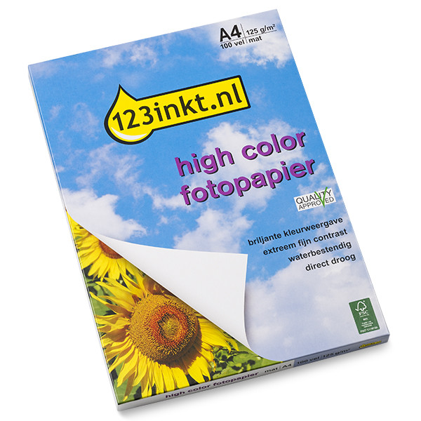 123encre High Color papier photo mat 125 g/m² A4 (100 feuilles) 064010 - 1