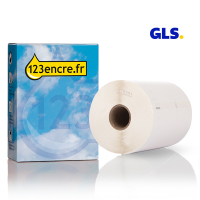 123encre LW650XL PRO étiquettes d'expédition GLS extra larges et durables (104 x 159 mm) 653203