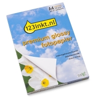 123encre Premium Glossy papier photo satiné 210 g/m² A4 (50 feuilles) 064100