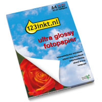 123encre Ultra Glossy papier photo satiné 300 g/m² A4 (20 feuilles) 064150