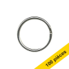 123encre anneaux porte-clés métalliques 20 mm (100 pièces) 303249 - 1
