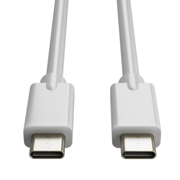 123encre câble de charge USB-C vers USB-C 3.2 (2 mètres) - blanc 302270 - 1