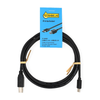 123encre câble d'imprimante USB-C (2 mètres) - noir 303291