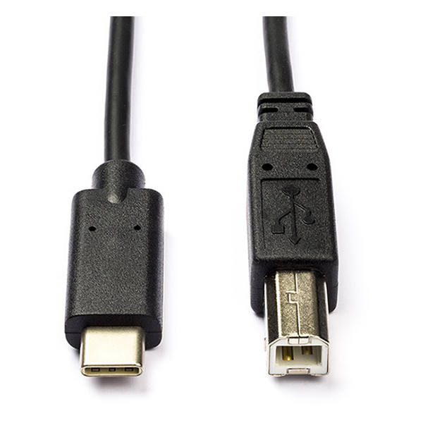 123encre câble d'imprimante USB-C (2 mètres) - noir 303291 - 2