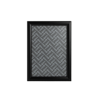 123encre cadre à clip en aluminium A4 - noir 302581