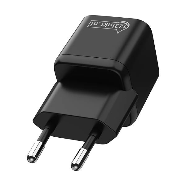 123encre chargeur rapide USB-C 20W - noir 302914 - 2