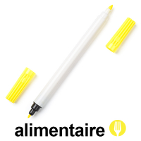 123encre feutre à encre alimentaire - jaune 199014