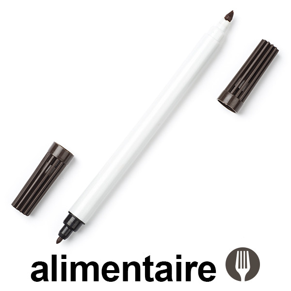 123encre feutre à encre alimentaire - marron 199016 - 1