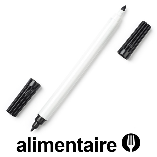 123encre feutre à encre alimentaire - noir 199010 - 1