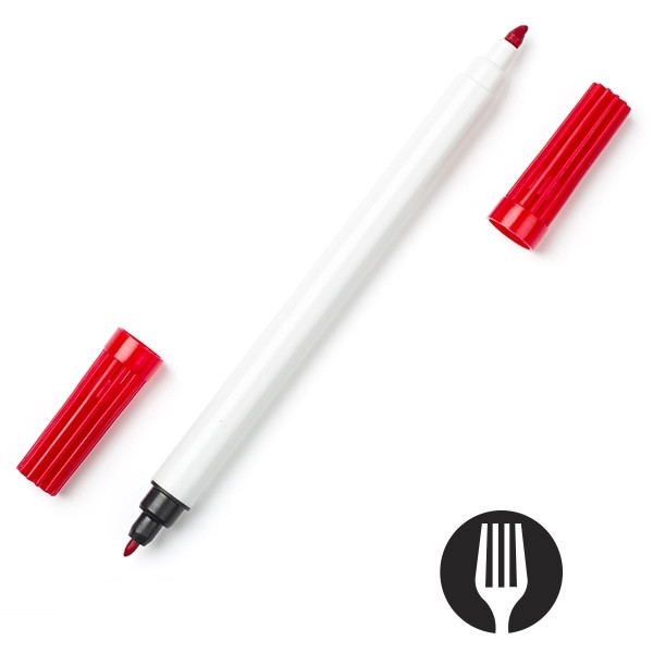 123encre feutre à encre alimentaire - rouge 199011 - 1