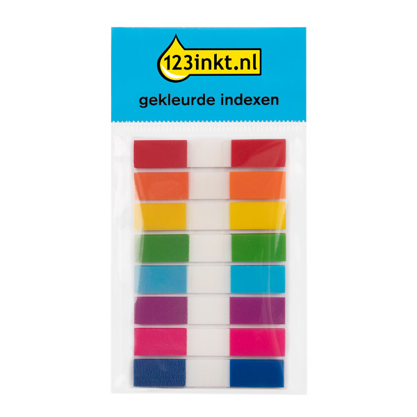 123encre index étroits assortis 45 x 8 mm (8 x 20 onglets) 300818 - 1