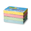 123encre notes autocollantes multipack 51 x 76 mm (jaune/vert/bleu/rose) 300066 - 1