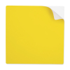 123encre notes autocollantes réutilisables 10 x 10 cm (5 pièces) - jaune 302120 - 1