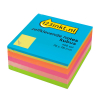 123encre notes repositionnables 76 x 76 mm - assortiment fluo 300809 - 1