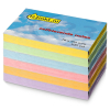 123encre notes repositionnables multipack 76 x 102 mm (jaune/vert/bleu/rose/orange/lilas) 301117 - 1