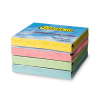 123encre notes repositionnables multipack 76 x 76 mm (jaune/vert/bleu/rose)
