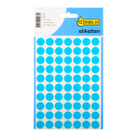 123encre pastilles adhésives Ø 13 mm (280 étiquettes) - bleu 301478
