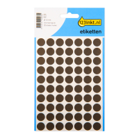 123encre pastilles adhésives Ø 13 mm (280 étiquettes) - noir 301477