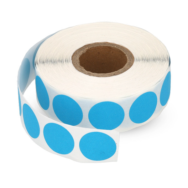 123encre pastilles adhésives Ø 18 mm (1000 étiquettes en continu) - bleu 300801 - 1