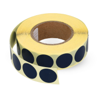 123encre pastilles adhésives Ø 18 mm (1000 étiquettes en continu) - bleu foncé 300802