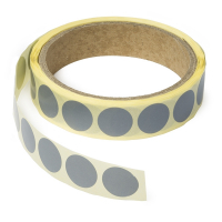 123encre pastilles adhésives Ø 18 mm (1000 étiquettes en continu) - gris 300805