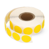 123encre pastilles adhésives Ø 18 mm (1000 étiquettes en continu) - jaune 300797 - 1
