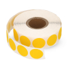 123encre pastilles adhésives Ø 18 mm (1000 étiquettes en continu) - jaune foncé 300796 - 1