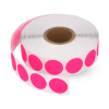 123encre pastilles adhésives Ø 18 mm (1000 étiquettes en continu) - rose fluo 300807 - 1