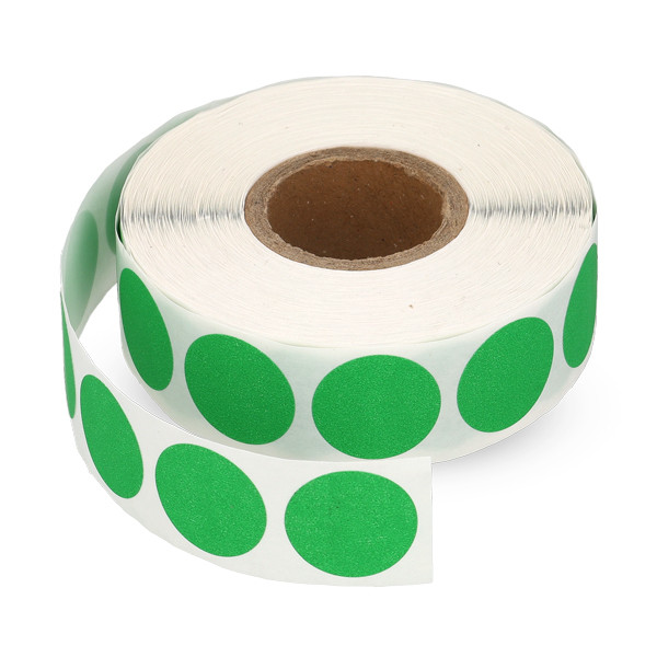123encre pastilles adhésives Ø 18 mm (1000 étiquettes en continu) - vert 300798 - 1