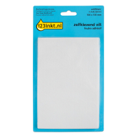 123encre patins adhésifs 100 mm x 150 mm (2 pièces) - blanc 301014