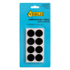 123encre patins adhésifs ronds 20 mm (16 pièces) - noir 301005 - 1