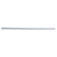 123encre peigne de reliure 12 mm (25 pièces) - blanc 303097