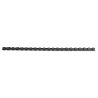 123encre peigne de reliure 14 mm (100 pièces) - noir 303122