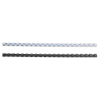 123encre peigne de reliure 14 mm (50 pièces) - blanc et noir 340054 - 1