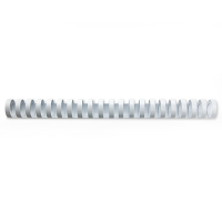 123encre peigne de reliure 16 mm (100 pièces) - blanc 303125