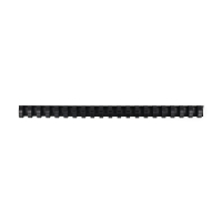 123encre peigne de reliure 19 mm (100 pièces) - noir 303129
