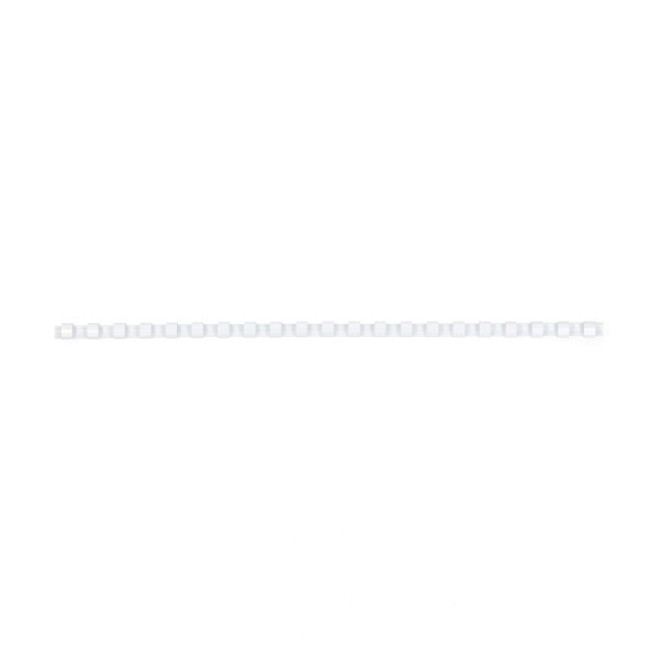 123encre peigne de reliure 8 mm (100 pièces) - blanc 303109 - 1