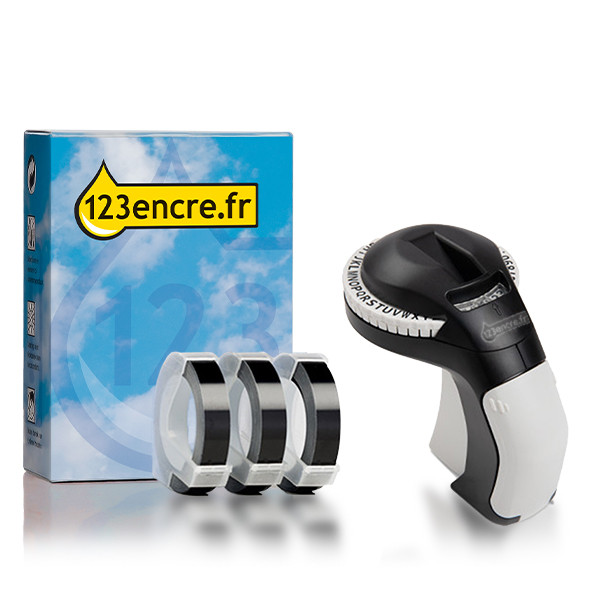 123encre pince à étiqueter + 3 rubans 089311 - 1