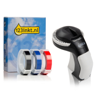 123encre pince à étiqueter + 3 rubans de couleur 089310
