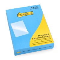 123encre pochette de plastification pour documents A4 brillant 2x250 microns (100 pièces) 302889