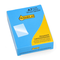 123encre pochette de plastification pour documents A7 brillant 2x125 microns (100 pièces) 302891